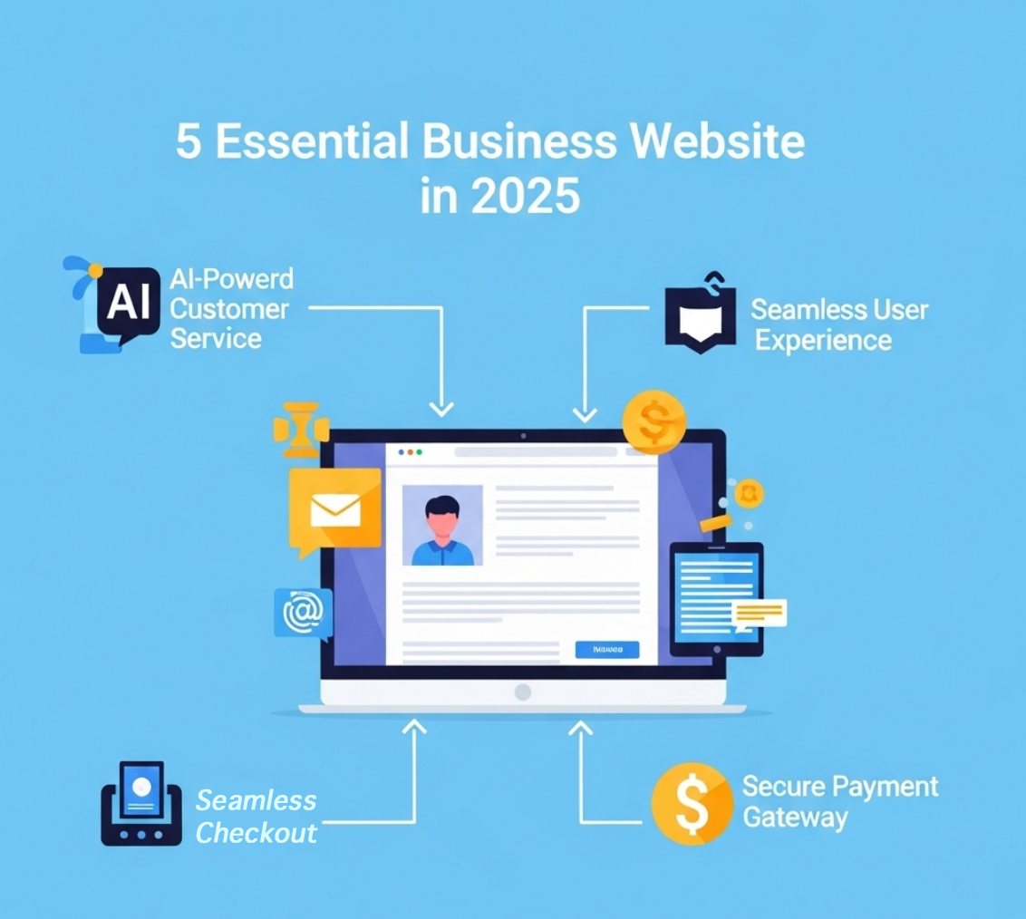Modern Business Website Features